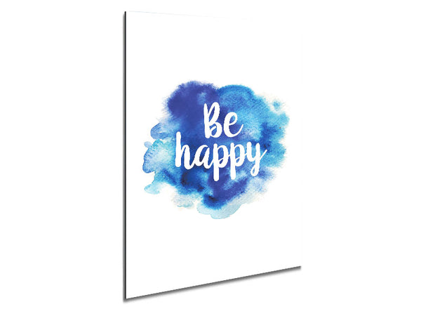 Be Happy 3 Metal Print