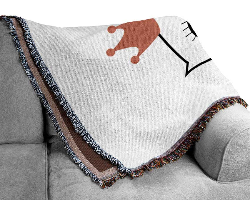 I Meow You Woven Blanket