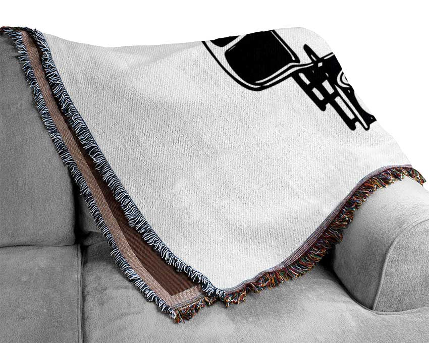 Life Is A Journey 3 Woven Blanket