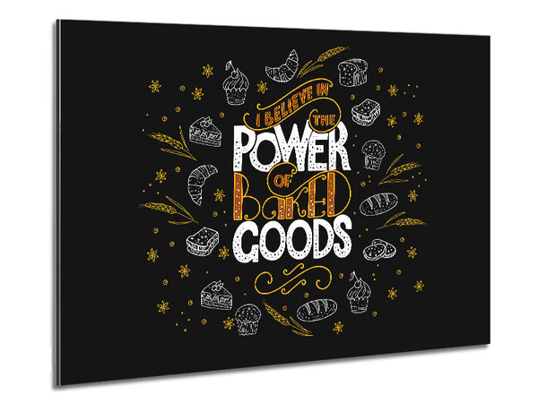 I Believe In The Power Metal Print
