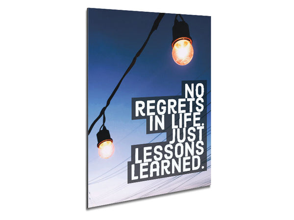 No Regrets In Life Metal Print