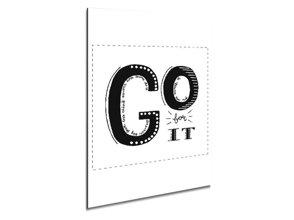 Go For It Metal Print