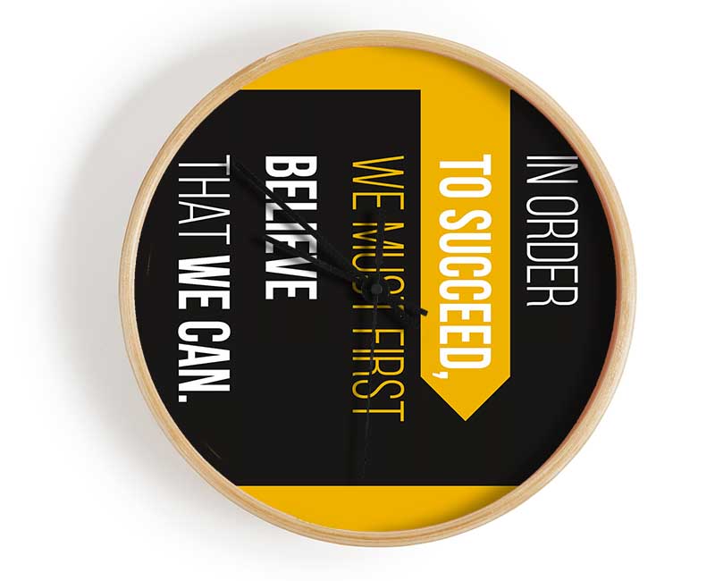 In Order To Succeed Clock - Wallart-Direct UK