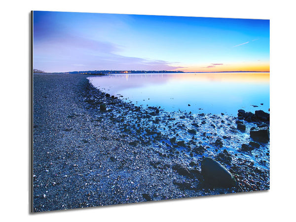 Tranquil Ocean Blues Metal Print