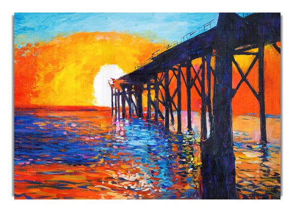 Sun At The End Of The Pier