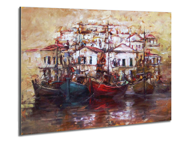 Italian Fishing Village 2 Metal Print