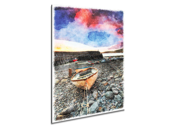 Waiting For The Estuary To Fill Metal Print