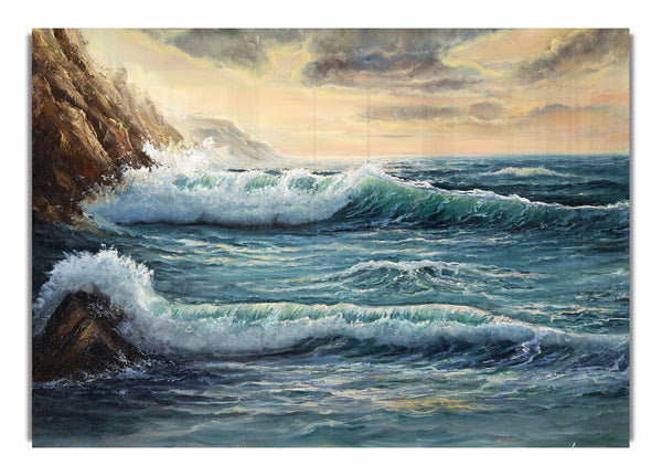 Lapping Of The Ocean waves