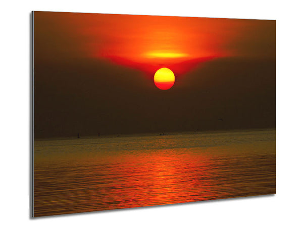 Perfect Sun Glow Metal Print