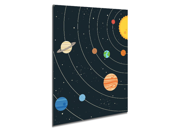 The Solar System 2 Metal Print