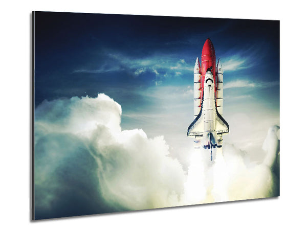 Rocket Launch 1 Metal Print