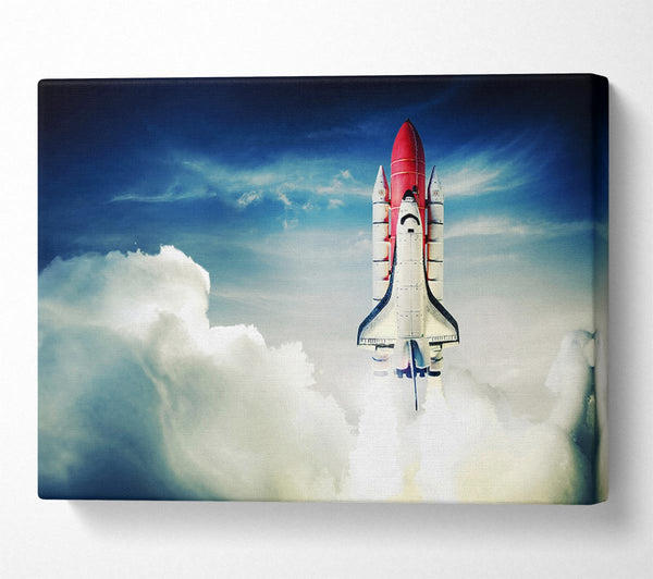  A Canvas Print of Rocket Launch 1 Canvas Print