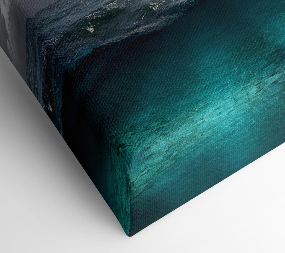  A Canvas Print of Perfect Moon Ocean Canvas Wall Art