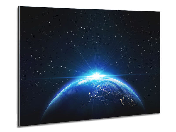 Earth From Above Metal Print