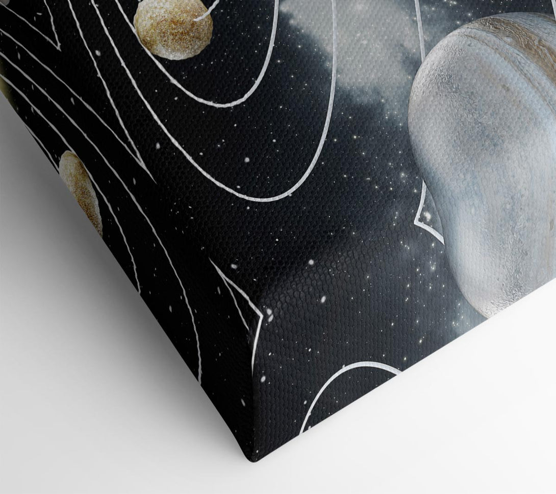 Picture of As The Planets Revolve Around The Sun Canvas Print Wall Art