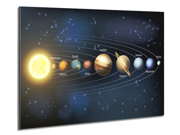 The Solar System 4 Metal Print