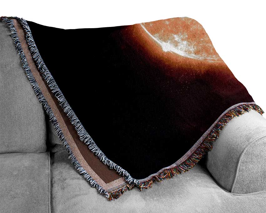 Fire Sun 1 Woven Blanket
