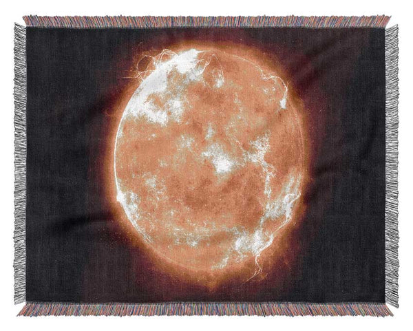 Fire Sun 1 Woven Blanket