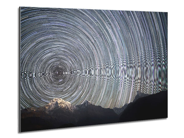 Stars At The Speed Of Light Metal Print