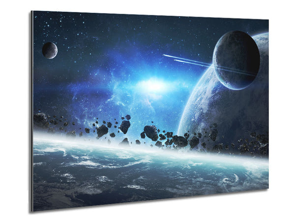 Universal Pull Metal Print