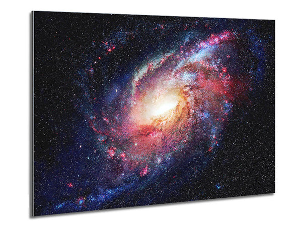 Stunning Star Swirl Metal Print