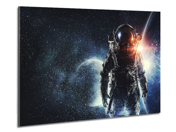 Stunning Astronaut Amongst The Stars Metal Print