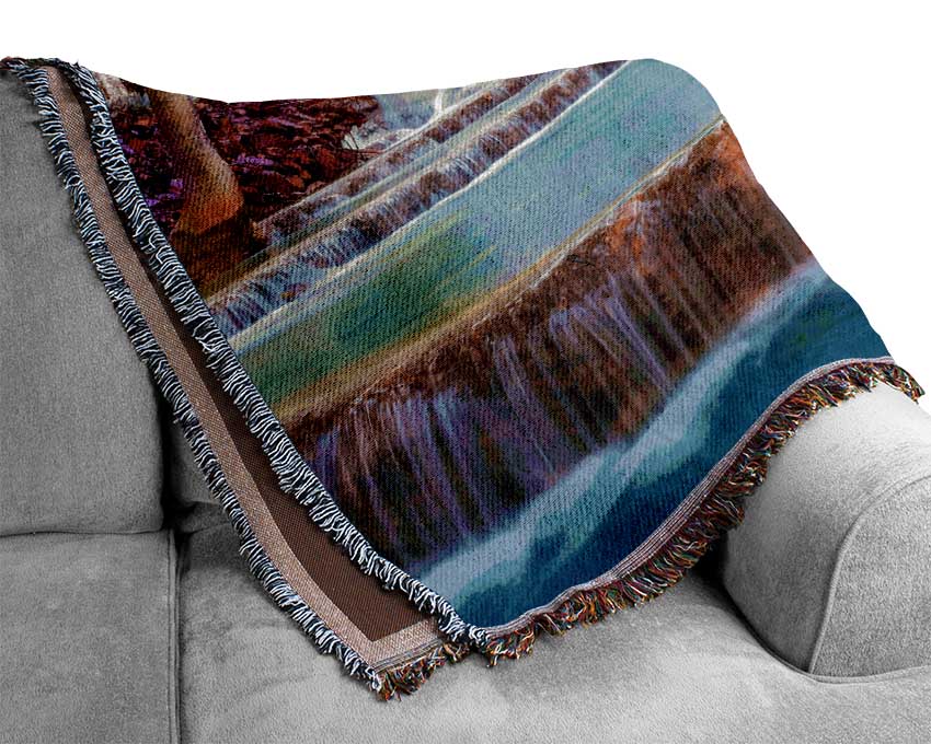 Pink Tree Beauty 3 Woven Blanket