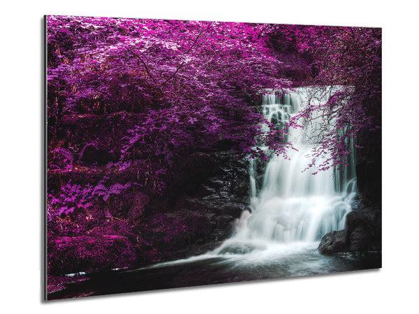 Purple Tree Beauty Metal Print