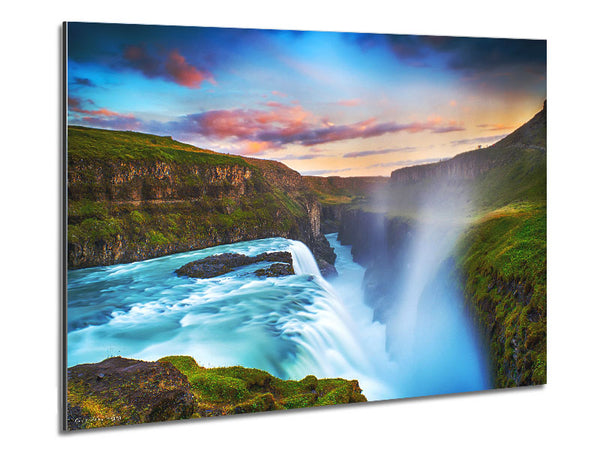 Where The water Flows Metal Print