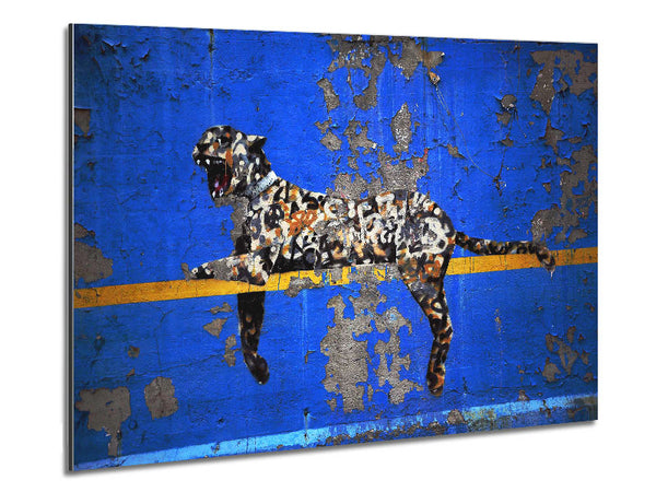 Blauer Leopard