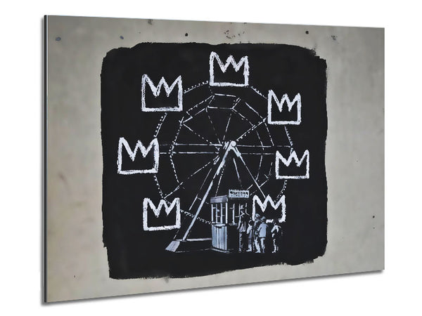 Crown Wheel Metal Print