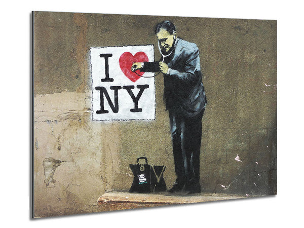 I love NY Metal Print