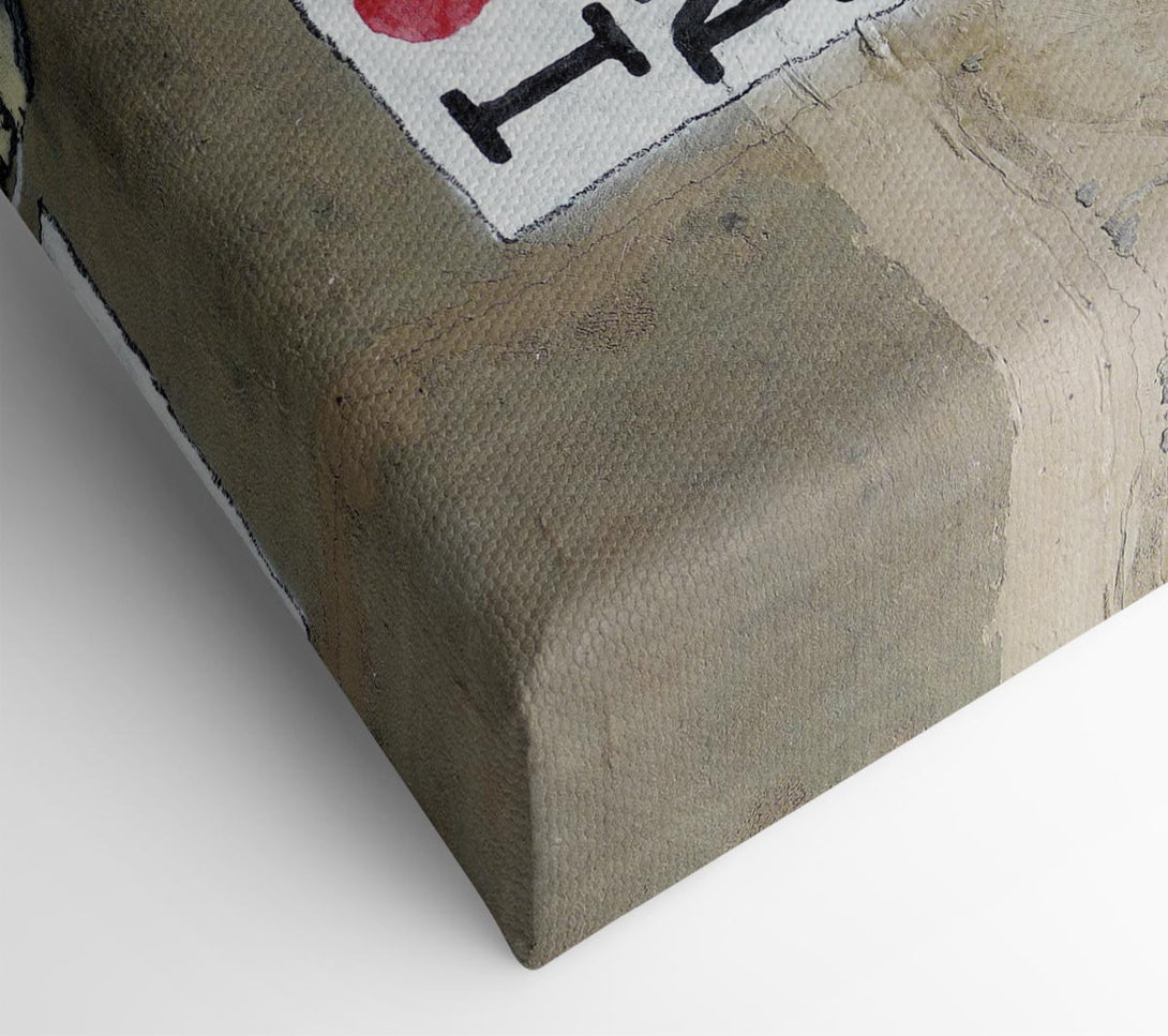  A Canvas Print of Banksy I Love Ny Canvas Wall Art