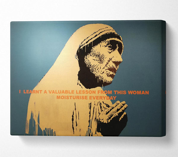  A Canvas Print of Banksy Curtain Paradise Canvas Print