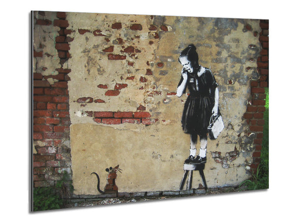 Red Riding Hood Spray Metal Print