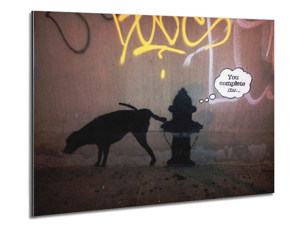 You Complete Me Metal Print