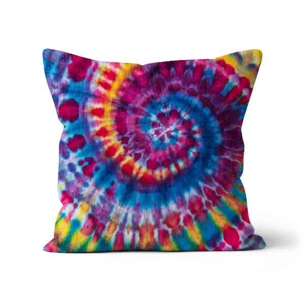 Kissen mit abstraktem Batikmuster