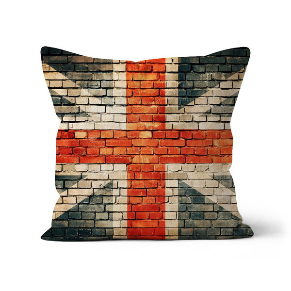 Kissen mit Union Jack-Steinen und Flaggen der ganzen Welt