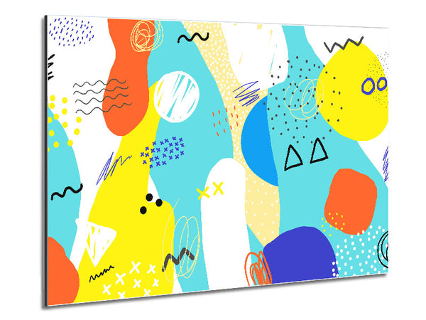 Modern contemporary illustration Metal Print