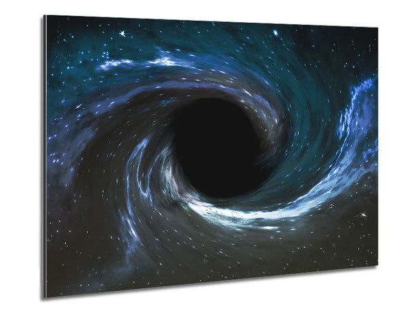 Vortex in space black hole Metal Print
