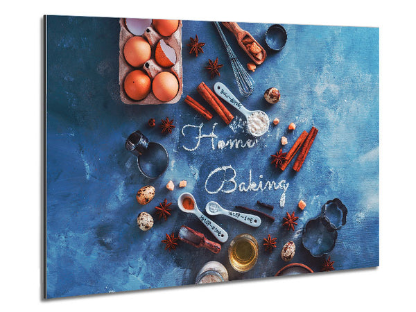 Home baking in flour Metal Print