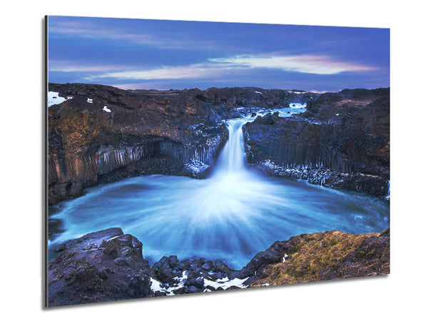 Water flow lagoon Metal Print