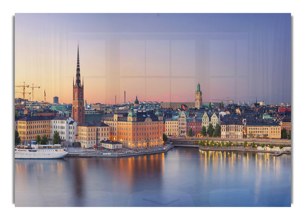 Stockholm city on the waterfront