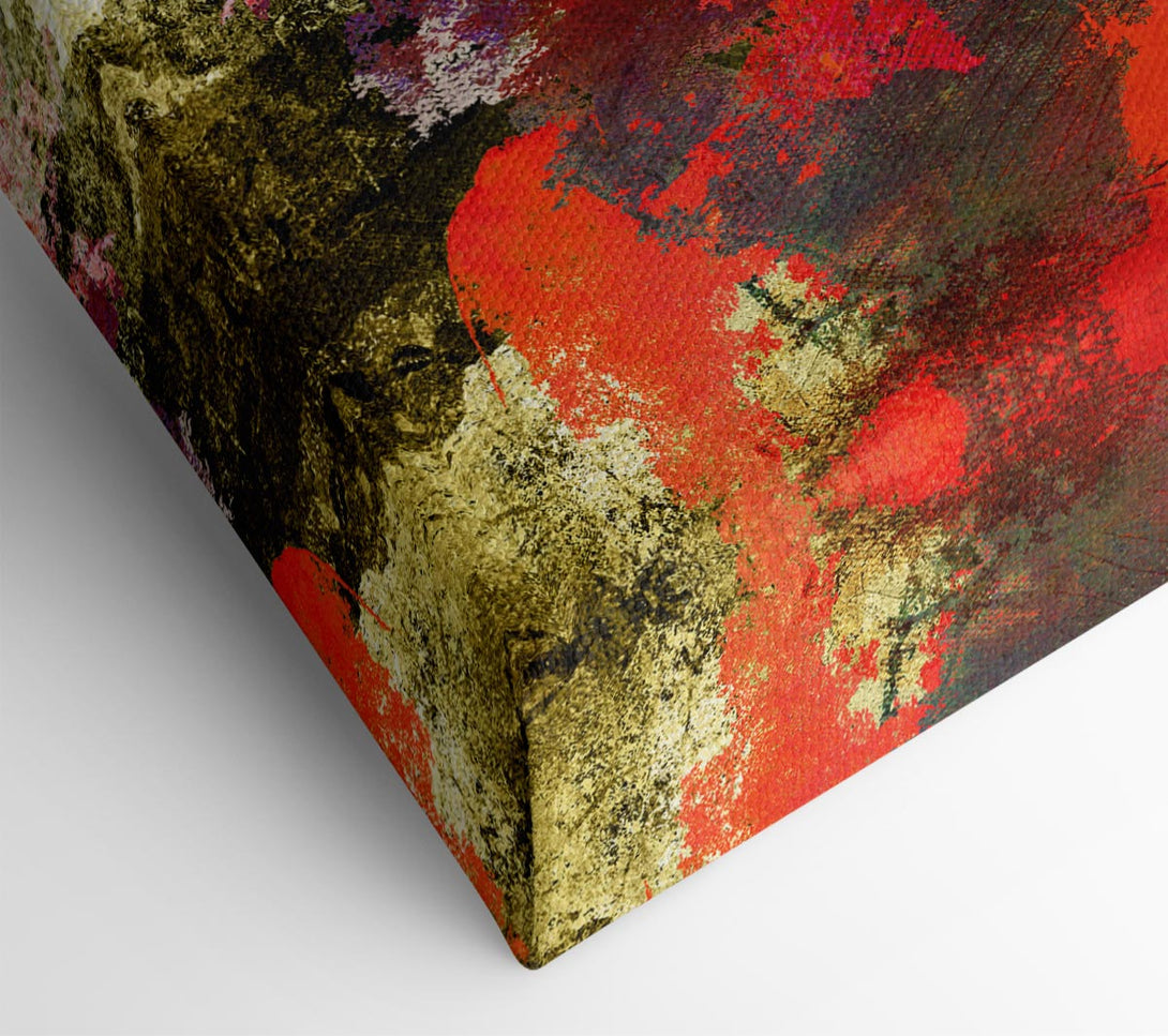  A Canvas Print of Abstract World grunge map Canvas Wall Art