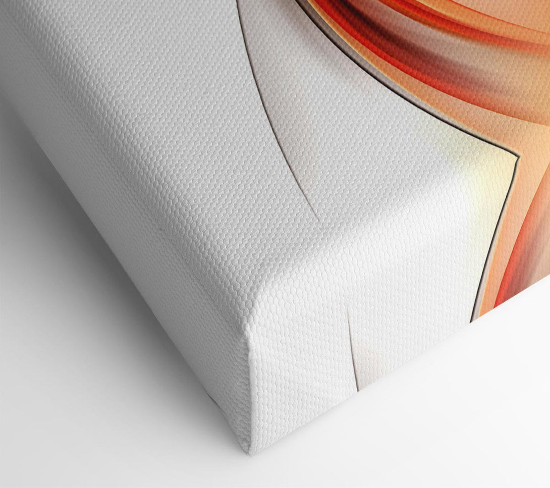  A Canvas Print of Fire abstract swirls Canvas Wall Art