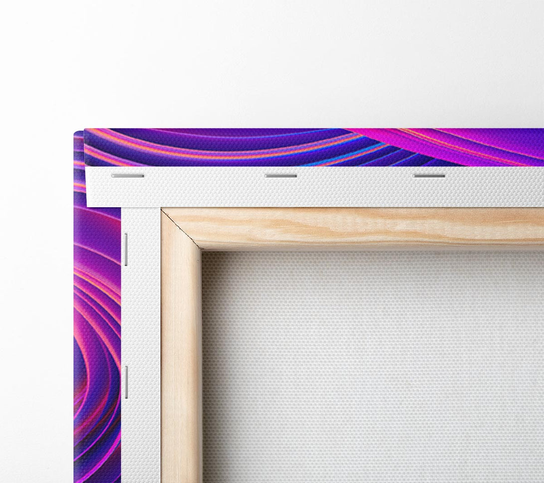 Picture of Purple and blue swirl Canvas Print Wall Art