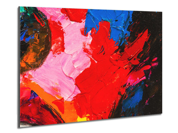 splashes of acrylic paint Metal Print