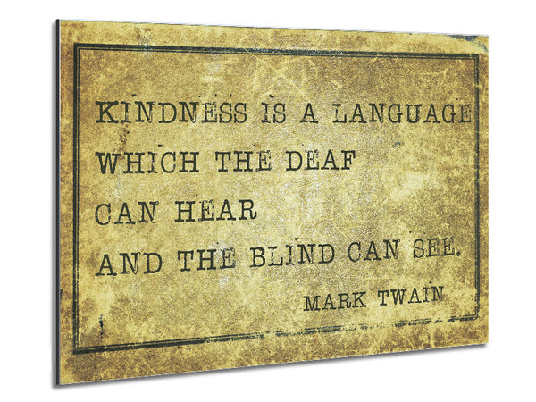 Mark Twain quote Metal Print