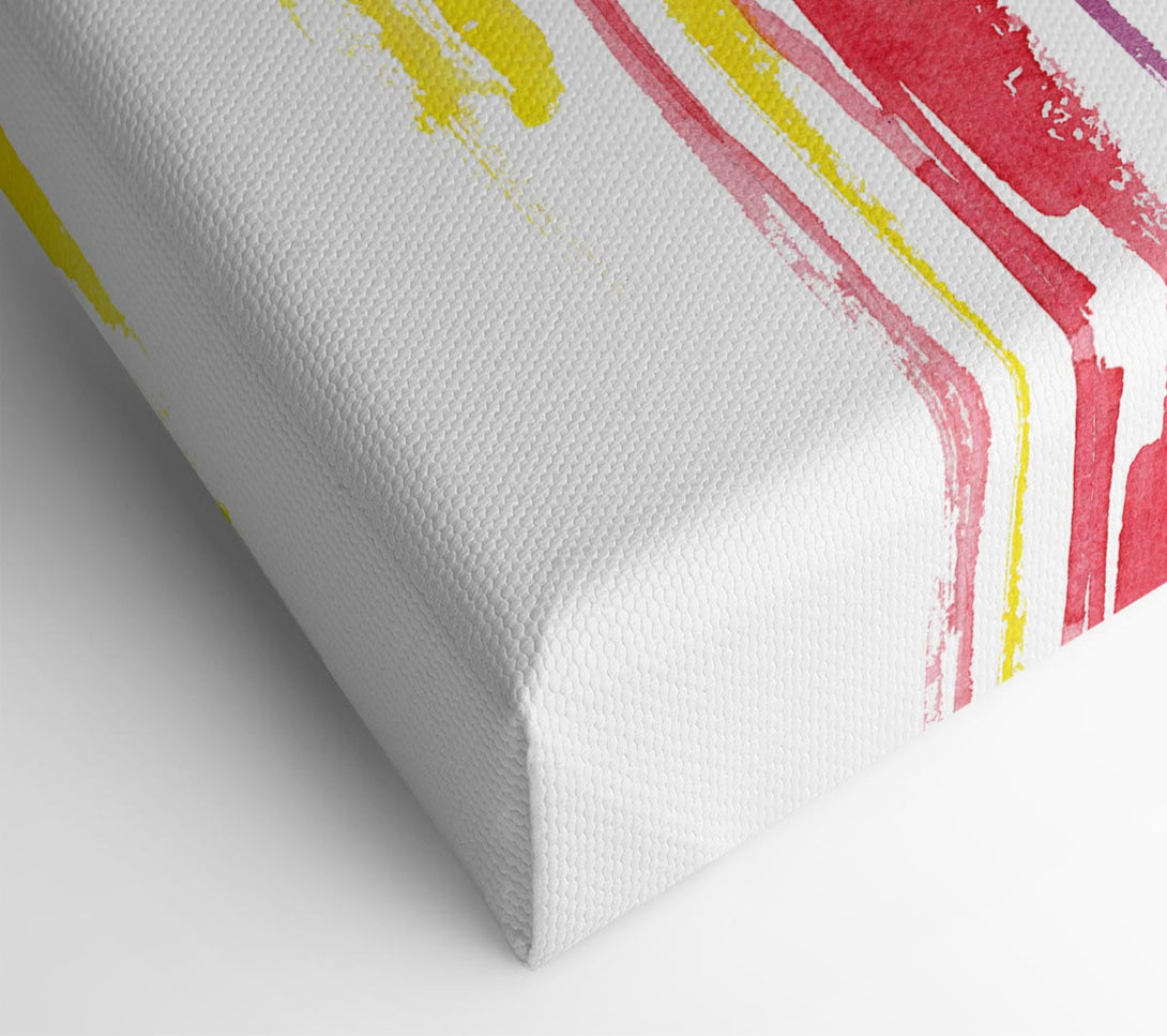  A Canvas Print of Running Water Colour Canvas Art