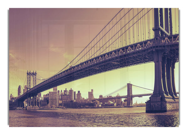 Vintage Bridge in sepia